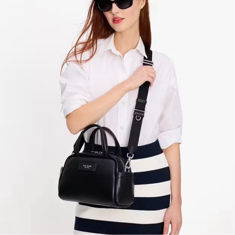 Kate Spade Puffed Satchel NWT Crossbody Black